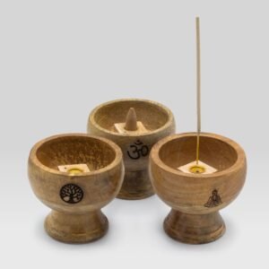 Cuenco Ritual Árbol de la Vida - Madera de Mango (11cm) - Imagen 2