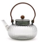 Tetera de Vidrio con Infusor Carbón Nacarado - 950ml