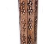 Torre Quemadora de Incienso Hexagonal - Madera de Mango