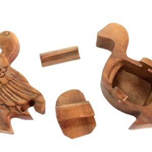 Caja Mágica de Madera de Pato - Rompecabezas Secreto de Bali - Imagen 2