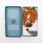 Collar Bali Mala de Rudraksha Largo - Confianza (58 cm)