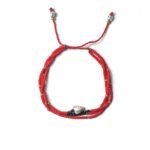 Pulsera de cuerda roja del templo para atraer amor incondicional