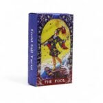 Tarot Mandala Foil Azul y Oro en PET - 78 Cartas y Guía