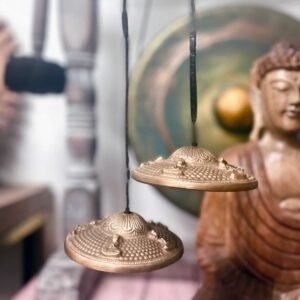 Tingsha Tibetana Dragón 7,4cm - Crótalos Meditación y Yoga - Imagen 3