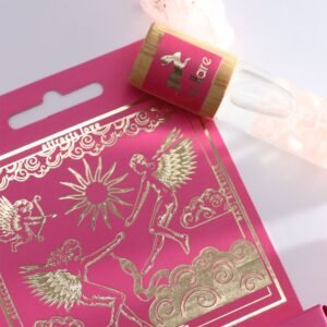 Roll-On Tarot Los Amantes con Cuarzo Rosa y Aceites - Imagen 2