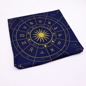 Tapete para Lectura de Tarot Zodiaco - Paño de Altar (75x75 cm) - Imagen 4
