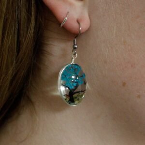 Conjunto Árbol de la Vida Lavanda: Colgante y Pendientes - Imagen 3