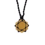 Colgante Hexagonal de Cuarzo Amarillo - Piedra Natural