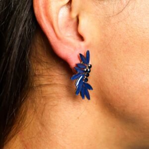Pendientes de Cristal Vintage - Hadas - Azul - Imagen 2