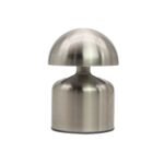 Lámpara Táctil Mushroom Plateada - Recargable USB-C