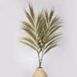 Palmera de Rayung Natural 160cm - Plumero Rústico de Bali