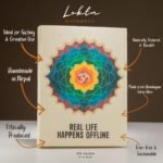Cuaderno Lokta A5 Vida Real Offline - 45 Hojas con Marcador