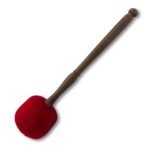 Maza Extra Grande para Gong 34cm - Cabeza de Fieltro Rojo