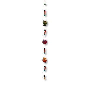 Guirnalda de Fieltro Búhos del Bosque (112cm) - Multicolor - Imagen 3