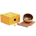 Cuenco Tibetano Chakra El Centro 8cm - Set Dorado India