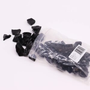 Obsidiana Negra en Bruto - Vidrio Volcánico Natural (500g) - Imagen 2