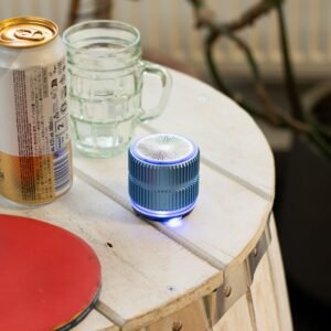 Lámpara Colgante Verde Camping con Mini Altavoz Bluetooth - Imagen 2