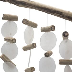 Carillón de Madera de Cafeto y Nácar Perla - Artesanal - Imagen 2