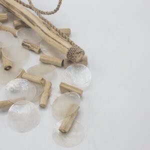 Carillón de Madera de Cafeto y Nácar Perla - Artesanal - Imagen 3