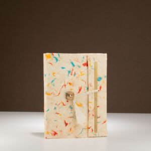 Cuaderno Lokta y Algodón (15x12cm) - 45 Hojas Sostenible - Imagen 4