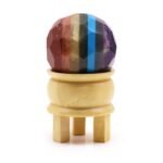 Bola de Siete Chakras con Soporte de Madera
