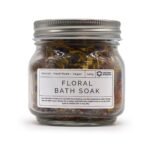 Baño Floral de Sal Marina, Lavanda y Rosas - 140g