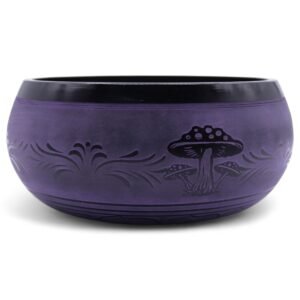 Cuenco Tibetano Hongo Purple Haze 23cm - Latón Púrpura 1,3kg - Imagen 4