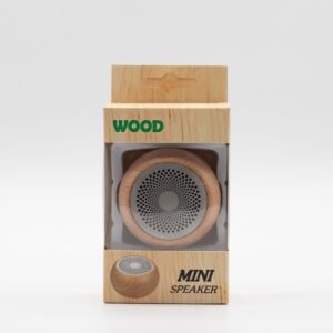 Mini Altavoz Madera Bluetooth Efecto Mandala LED 3W - Imagen 4
