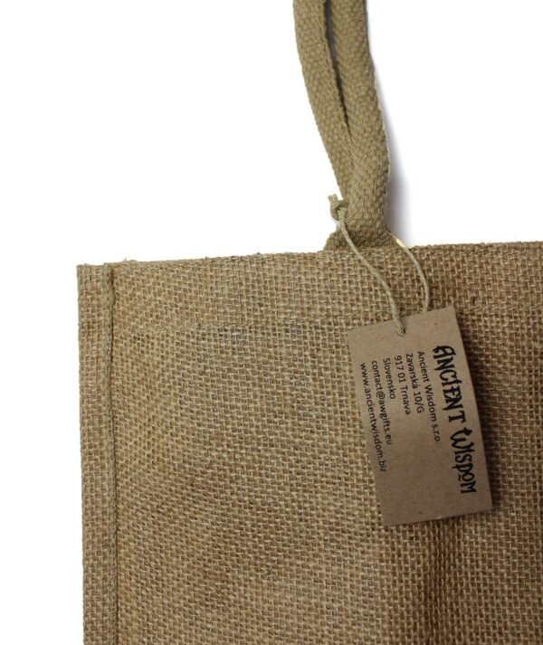 Bolsa de Yute Grande Porta Botellas - Separador Interior