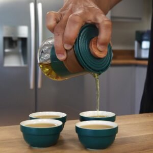 Set de Té de Viaje Montaña - Tetera Cerámica y 4 Tazas - Imagen 5