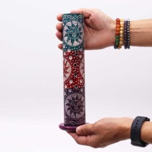 Torre Porta-incienso de Piedra Esteatita 25cm - Soles - Imagen 2