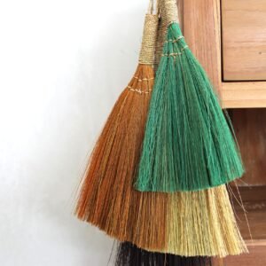 Set 4 Escobas Decorativas de Seagrass - Abanico de Pared - Imagen 5