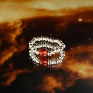 Conjunto de Anillos con Gema del Espíritu Ninfa – Inspirado en Amor y Fuego - Imagen 7