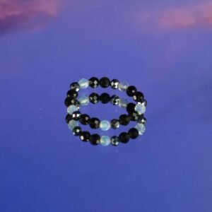 Conjunto de Anillos con Gema del Espíritu de Ninfa – Inspirado en la Luna Llena - Imagen 4