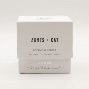 Vela Botánica de Cera de Soja Agnes + Cat – Fellberry - Imagen 5