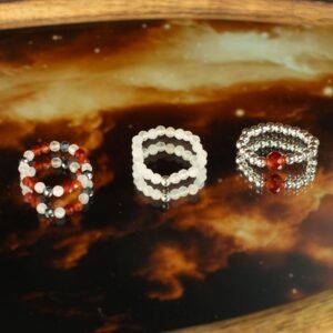 Conjunto de Anillos con Gema del Espíritu Ninfa – Inspirado en Amor y Fuego - Imagen 6