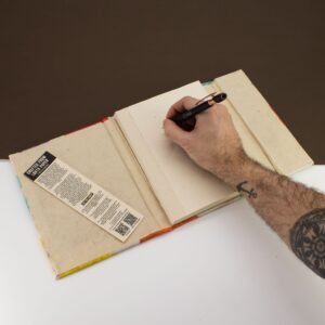 Cuaderno Artesanal Lokta Colorful Leafs – Grande (21x15 cm) con 45 Hojas - Imagen 1