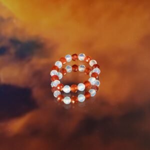 Conjunto de Anillos con Gema de Ninfa – Inspirado en la Luna de Sangre - Imagen 8