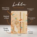 Mini Cuaderno Lokta de Algodón Mixto – Grande (12x8 cm) – 40 Hojas