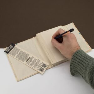 Mini Cuaderno Lokta de Algodón Mixto – Grande (12x8 cm) – 40 Hojas - Imagen 2