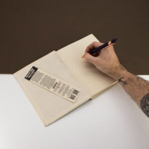 Cuaderno Motivacional Lokta "Escríbelo Manifestado" Bandera Oración – Grande 45 Hojas - Imagen 5