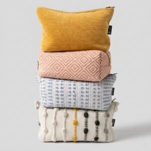 Neceser de Aseo Nomad Sari Jacquard – Modelo Rose Lattice (16x25 cm) - Imagen 7