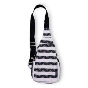 Bolso Cruzado Atlas Nomad – Diseño Jacquard Ergonómico (40x20 cm) - Imagen 2
